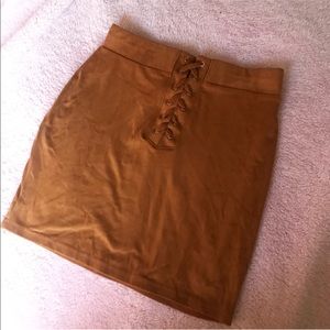 Forever 21 Suede Skirt